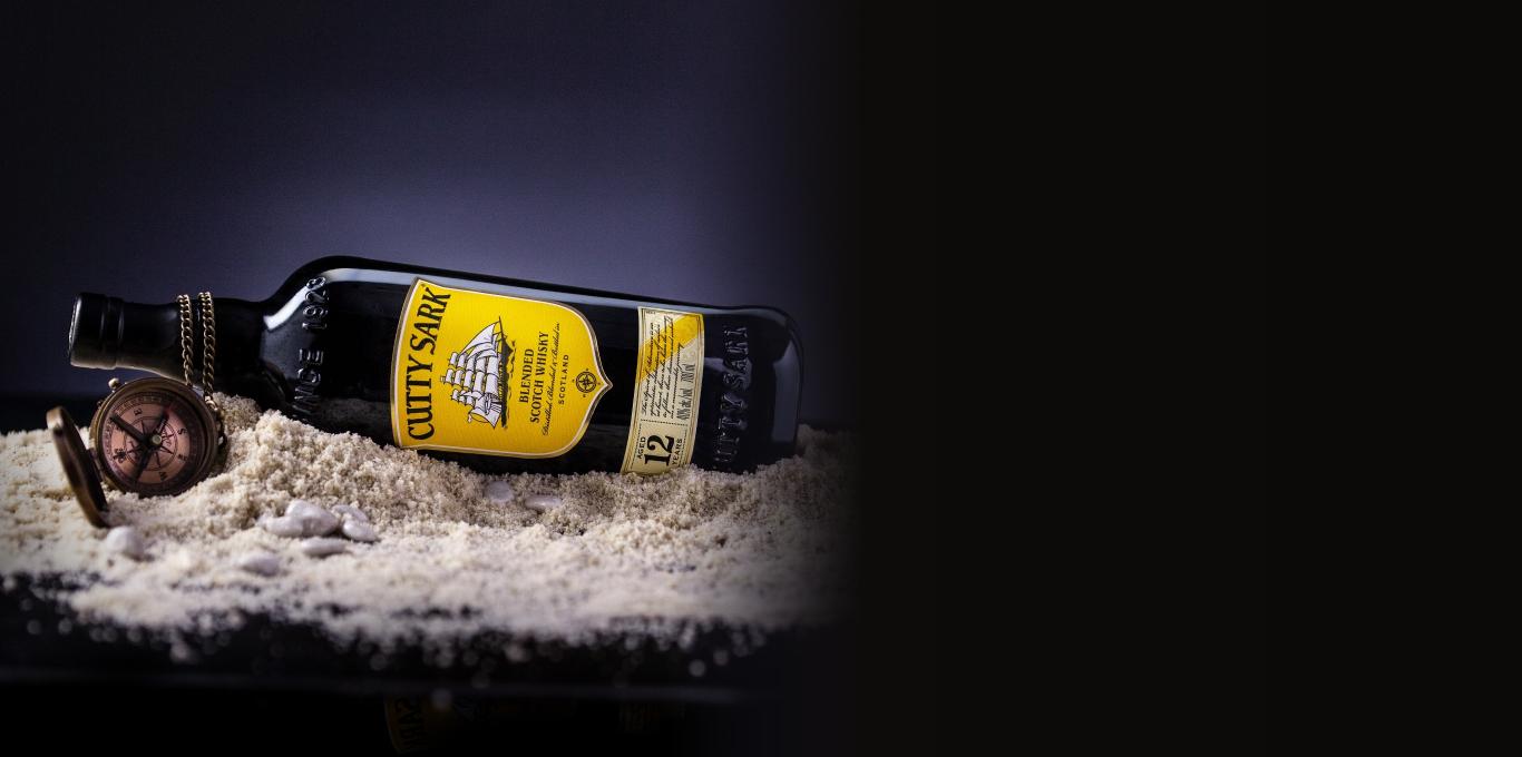 une bouteille de Cutty Sark 12yo